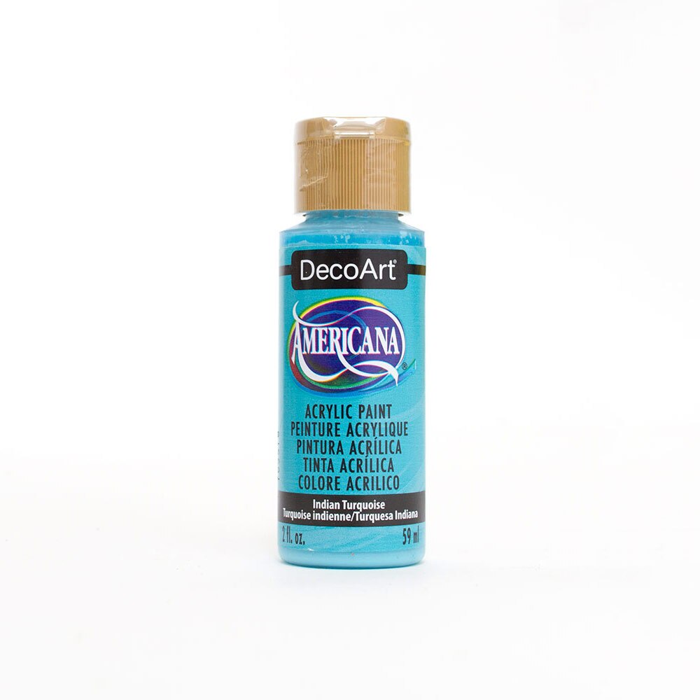 DecoArt, Americana, Acrylic, Paint, 2oz, Indian Turquoise